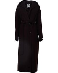 Sportmax - Olmo Long Overfit Wool Belted Coat - Lyst