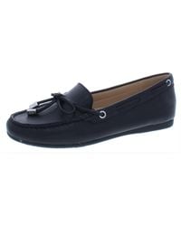 MICHAEL Michael Kors - Sutton Leather Slip On Loafers - Lyst