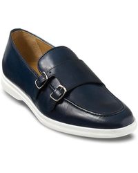 Paul Fredrick - Simon Monk Strap Loafer - Lyst