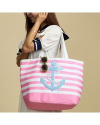 Fashnzfab - Anchor Striped Tote Bag - Lyst