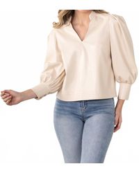 Emily Mccarthy - Hampton V Neck Top - Lyst