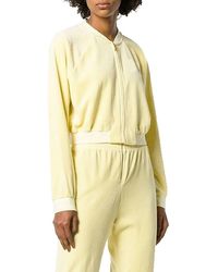 Juicy Couture - Track Velour Crop Jacket - Lyst