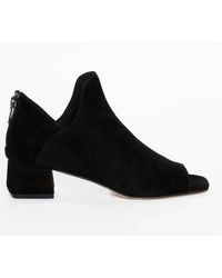 Pelle Moda - Vonn Open Toe Suede Bootie - Lyst
