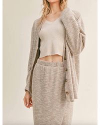 Sage the Label - Vintage Heart Relaxed Cardigan - Lyst