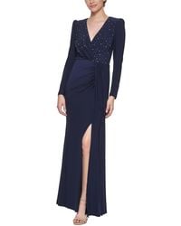 Vince Camuto - Embellished Maxi Evening Dress - Lyst