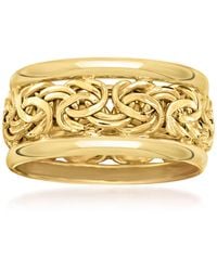 Ross-Simons - 14Kt Bordered Byzantine Ring - Lyst
