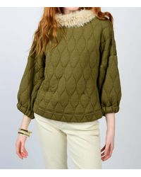 Ivy Jane - Poof Sleeve Quilted Popover Top - Lyst