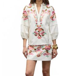 Figue - Rylie V-Neckline Top - Lyst