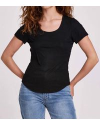 Another Love - Aimee Scoop Neck Rib Top - Lyst