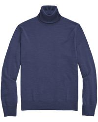 TRUEDAMES - Solid Turtleneck Sweater - Lyst