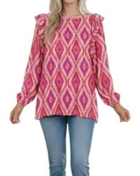 Michelle Mcdowell - Kacey Pointing Forward Top - Lyst