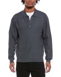 FRAME - Frame Wool Polo Sweater - Lyst