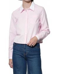 Greylin - Daphne Contrast Button Down Top - Lyst