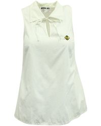 Anna Sui - Bee Sleeveless Shirt Top - Lyst