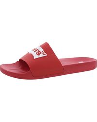 Levi's - Batwing Open Toe Slip On Slide Sandals - Lyst