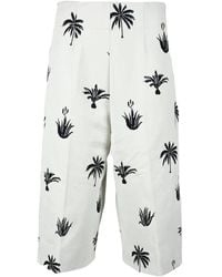 Jil Sander - Technical Cotton Bermuda Shorts - Lyst