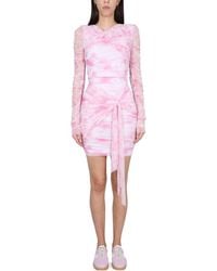 MSGM - Chic Concealed Zipper Mini Dress For - Lyst