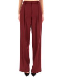 Dries Van Noten - Belted Wool Trousers - Lyst