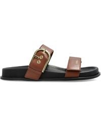 Furla - Solea Sandal Leather Buckle - Lyst