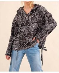 And The Why - Lace Up Pullover Windbreaker Jacket - Lyst