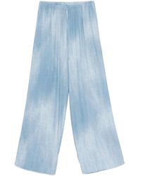 Ermanno Scervino - Dart-Detailing Trousers With Embroidered Motif - Lyst