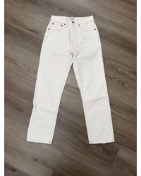 RE/DONE - 70's Stove Pipe Jeans - Lyst