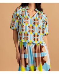 Double A - Trish Puff Sleeve Top - Lyst