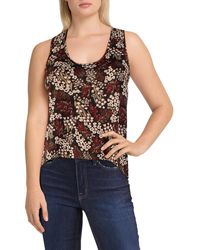 Joie - Floral Sleeveless Tank Top - Lyst
