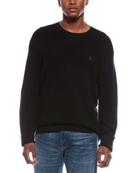 AllSaints - Aspen Wool-Blend Crewneck Sweater - Lyst
