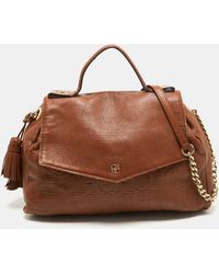 Carolina Herrera - Leather Minuetto Top Handle Bag - Lyst