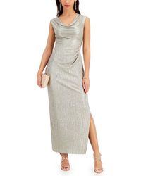 Connected Apparel - Metallic Prom Evening Dress - Lyst