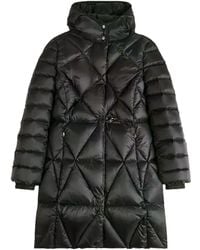 Fay - Nero Argyle Quilted Hooded Wool-Blend Down Jacket - Lyst