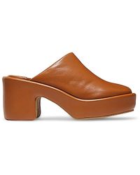 CLERGERIE PARIS - Dorice Leather Dressy Platform Sandals - Lyst