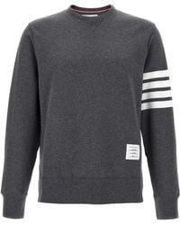 Thom Browne - Classic Loopback 4-Bar' Sweatshirt - Lyst