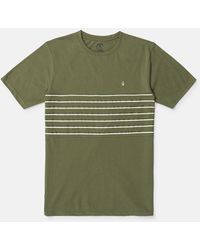Volcom - Summerside Crew Short Sleeve Shirt - Military - Lyst