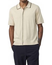NN07 - Nolan Button Up Polo Shirt - Lyst