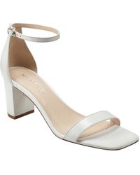 Marc Fisher - Jaron Leather Ankle Strap Heels - Lyst