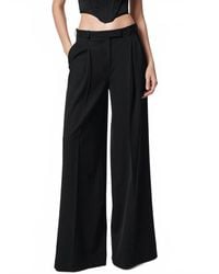 Versace - Virgin Wool High-Waist Wide Leg Pants - Lyst