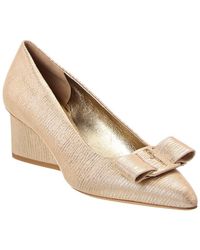Ferragamo - Viva 55 Suede Pump - Lyst