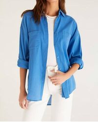 Z Supply - Lalo Gauze Button Up Top - Lyst