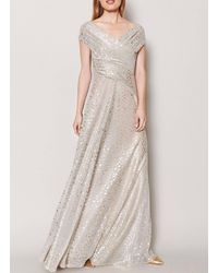 Talbot Runhof - Metallic Degrade Voile Gown - Lyst