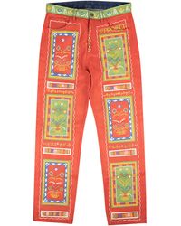 Y. Project - Print Hand Painted Multi Denim Jeans - Lyst