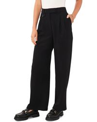 1.STATE - Pleated High Waist Wide Leg Pants - Lyst