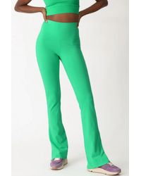 Electric and Rose - Isla Pant In Kelly Green - Lyst