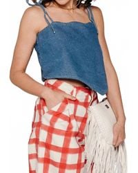 Sixxta - Celebration Tie Strap Top - Lyst
