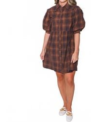 Ivy Jane - Ombre Plaid Snap Dress - Lyst