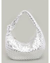 Fashnzfab - Faux Leather Braided Big Hobo Bag - Lyst