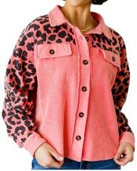 Hailey & Co - Free Spirit Animal Print Jacket - Lyst