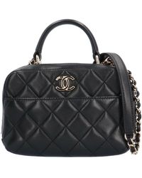 Chanel - Coco Handle Leather Shopper Bag (pre-owned) - Lyst
