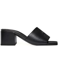 Courreges - Square Open Toe Sandals - Lyst